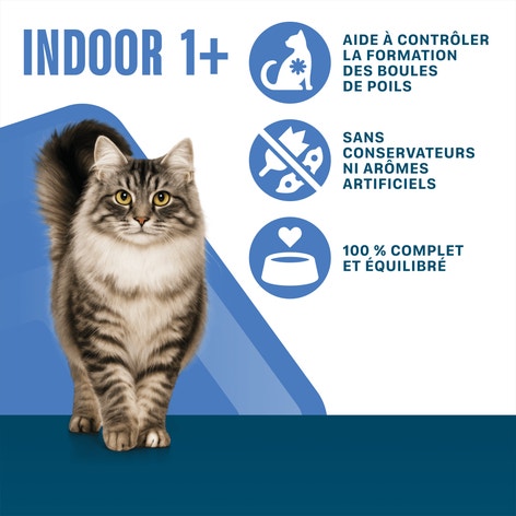 PERFECT FIT Indoor Stérilisé Sachets fraîcheur en sauce 2 variétés pour chat d'intérieur 4x85g image 1
